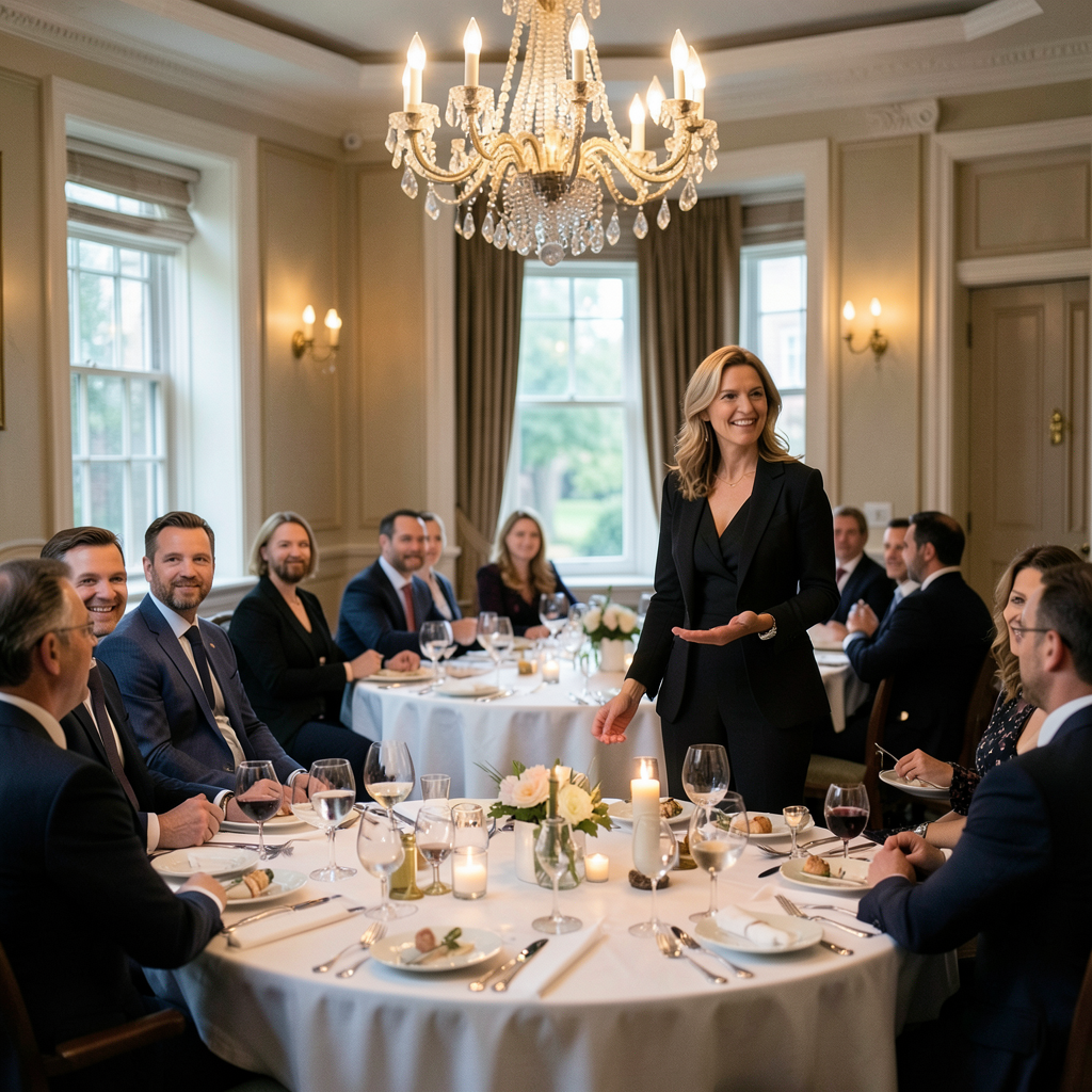 Amal Clooney hosts dinner at Oxford hotel for justice foundation